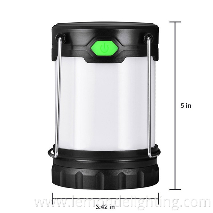 solar rechargeable camping lantern